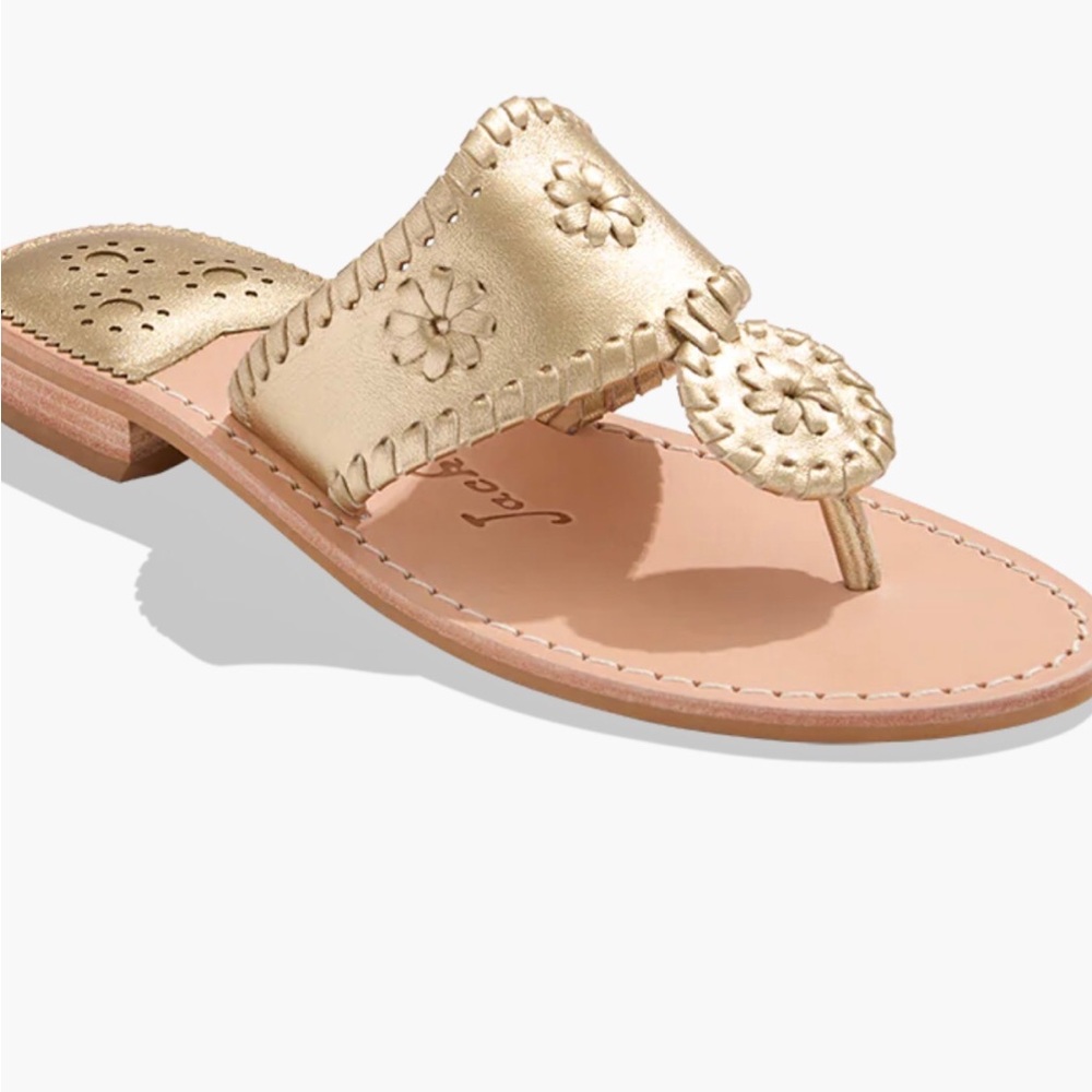 Jack Rogers sandal in platinum